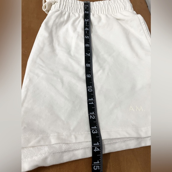 AM. x petit lem cotton shorts, white - Picture 10 of 14